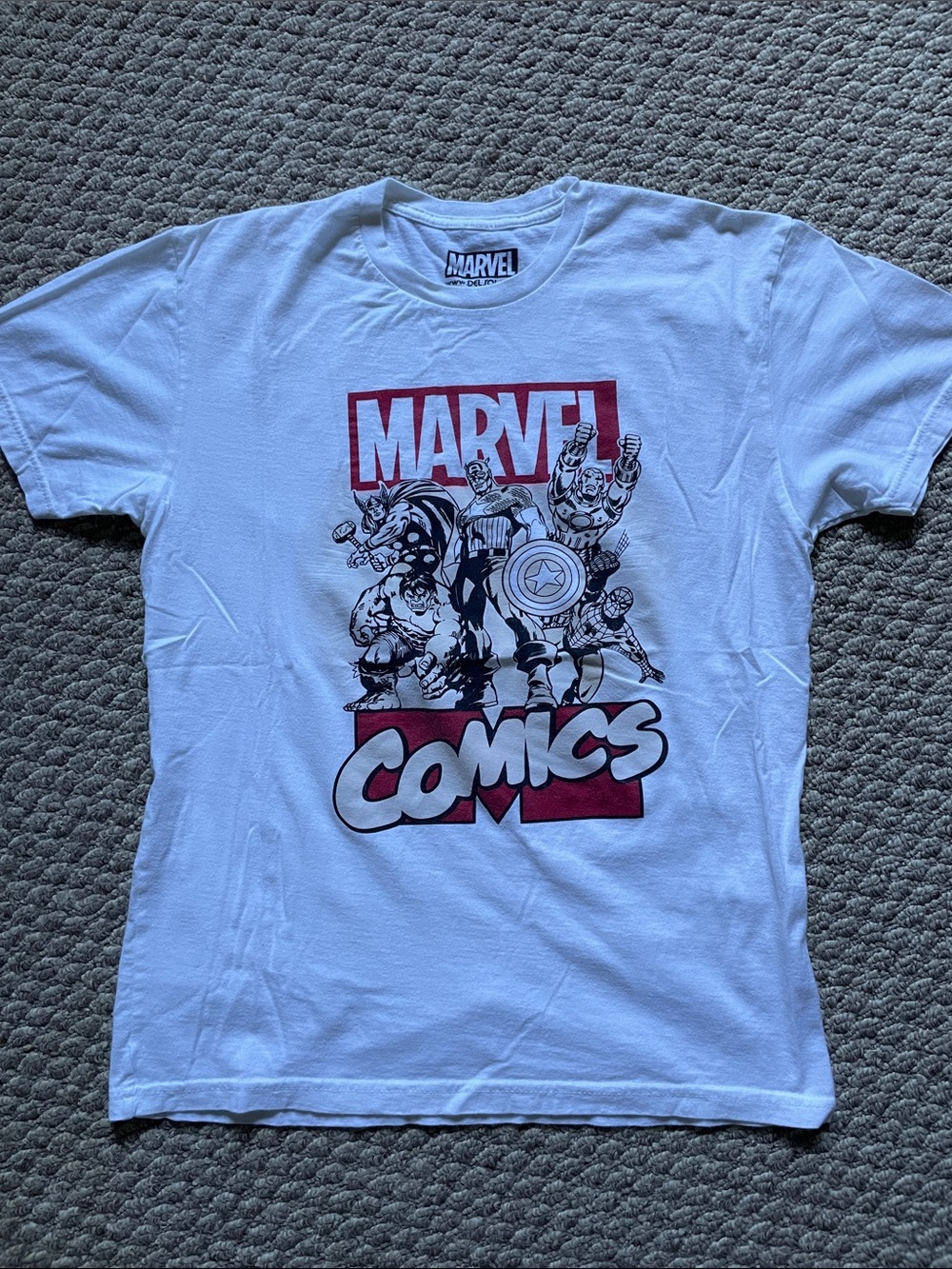Marvel Comics superhero t shirt